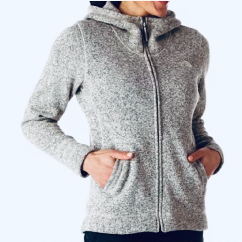 The North Face Crescent Full Zip Sweater Hoodie Winter Warm Cozy Outdoor Jacket